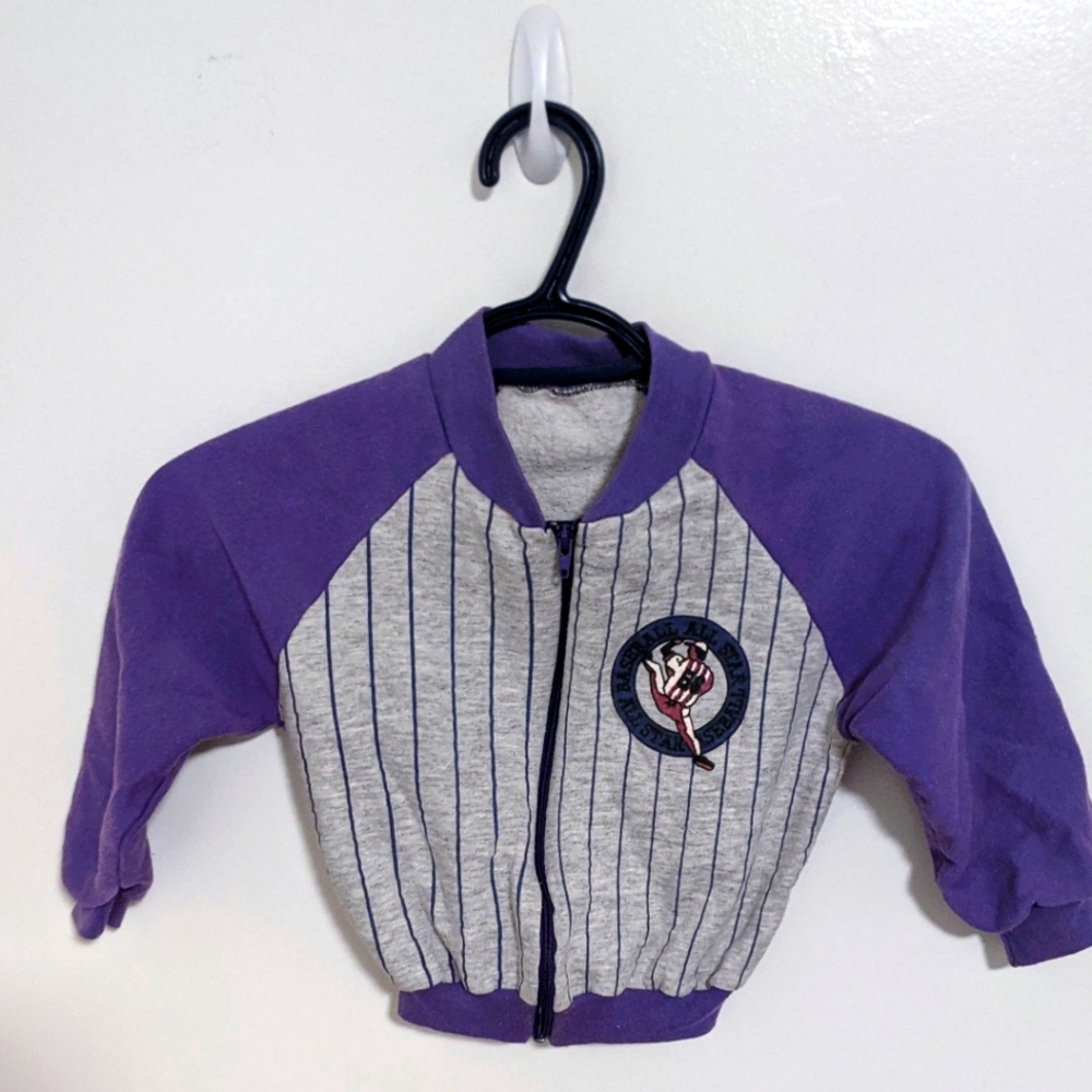 Retro Toddler Baseball Sweater
